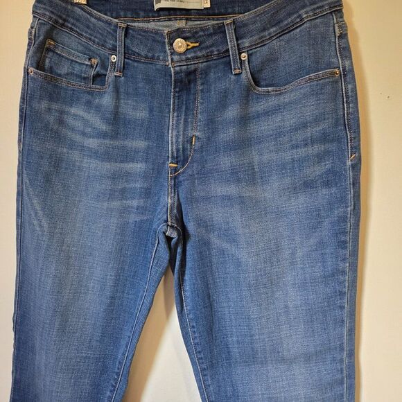 EUC LEVI'S MID RISE SKINNY STRETCH JEANS SIZE 12 SHORT / W31 / L30 - Picture 4 of 16